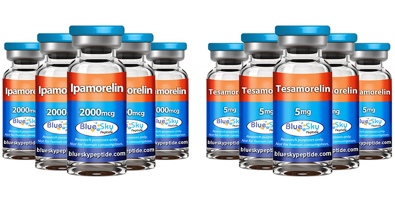 Blue Sky Bundle (Ipamorelin 2mg x5 + Tesamorelin 5mg x5)